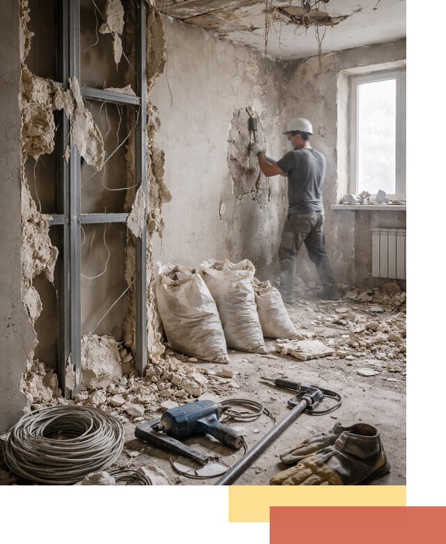 Профессиональный демонтаж зданий и конструкций в Старой Руссе