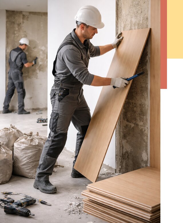 Демонтаж стеновых панелей в Старой Руссе от 3567 руб. за м² быстро и недорого | ОТДЕЛОЧНИК-Срс