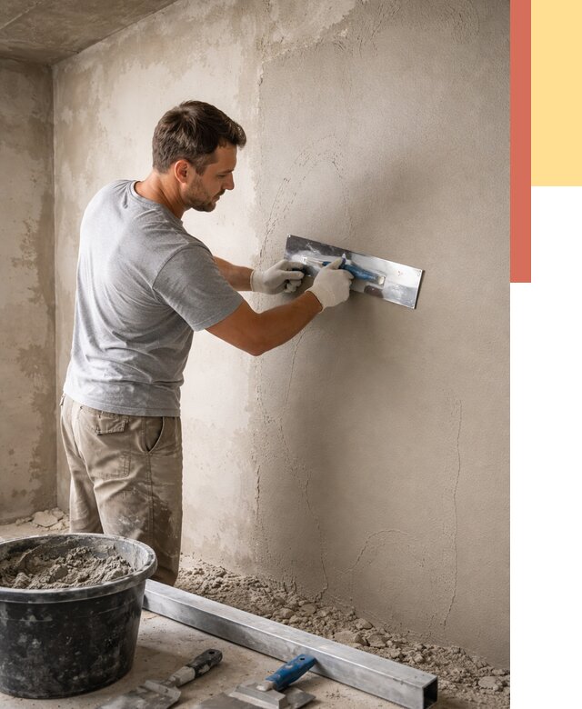 Штукатурка стен без маяков в Старой Руссе от 7337 руб/м2 — услуги и цена | ОТДЕЛОЧНИК-Срс