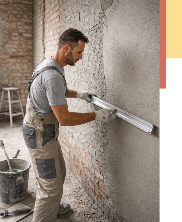 Штукатурка кирпичных стен в Старой Руссе от 4586 руб/м2 — быстро и недорого | ОТДЕЛОЧНИК-Срс