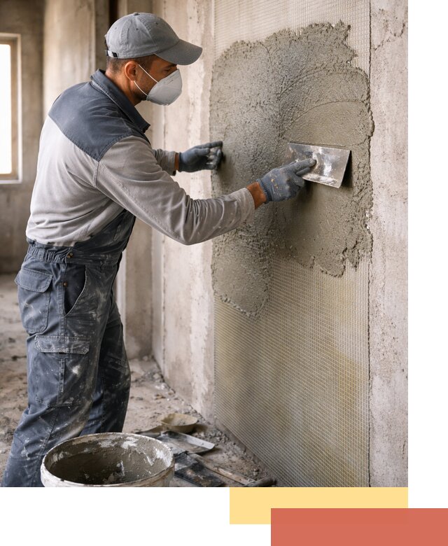 Штукатурка стен по сетке в Старой Руссе под ключ качественно и быстро