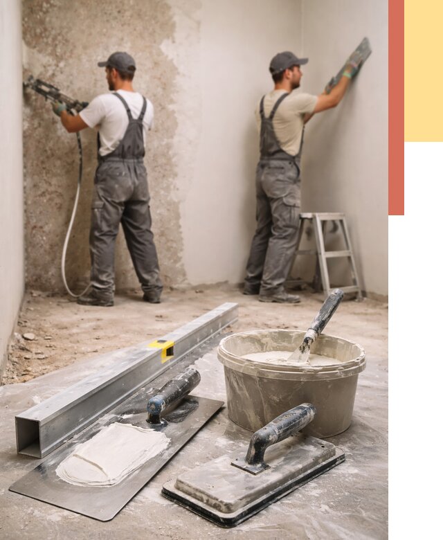 Штукатурка стен под обои в Старой Руссе от 4586 руб./м2 — выравнивание под обои | ОТДЕЛОЧНИК-Срс