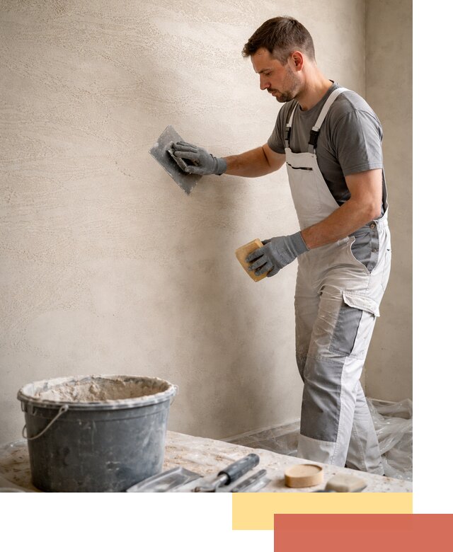 Декоративная штукатурка травертин в Старой Руссе для стен и потолков