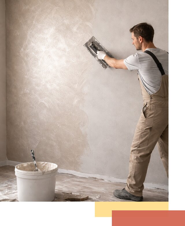 Декоративная штукатурка «Мокрый шелк» под ключ в Старой Руссе