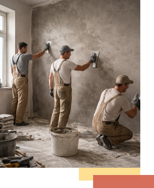 Декоративная штукатурка под бетон в Старой Руссе для стен и потолков