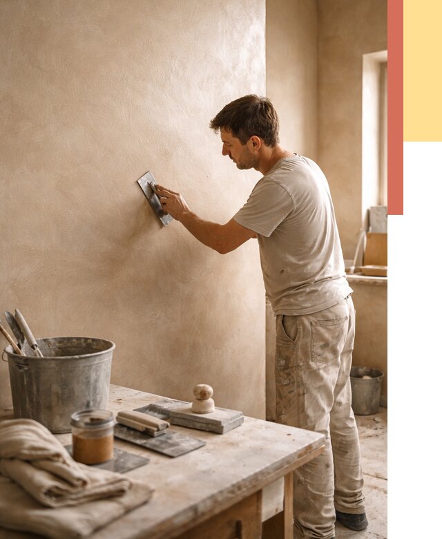 Марокканская штукатурка таделакт в Старой Руссе под ключ от 4280 руб. | ОТДЕЛОЧНИК-Срс