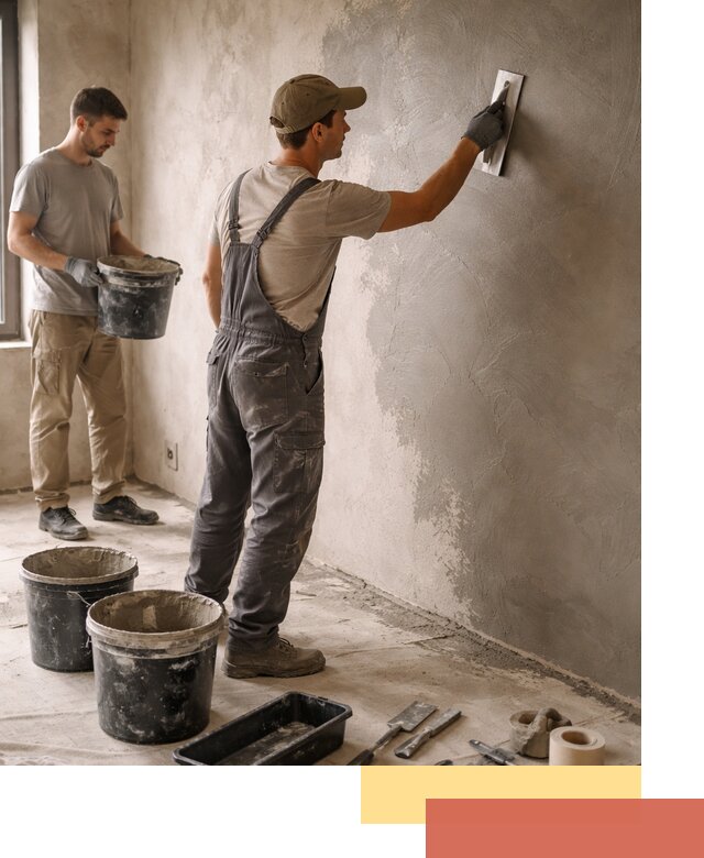 Нанесение микроцемента на стены в Старой Руссе качественно и быстро