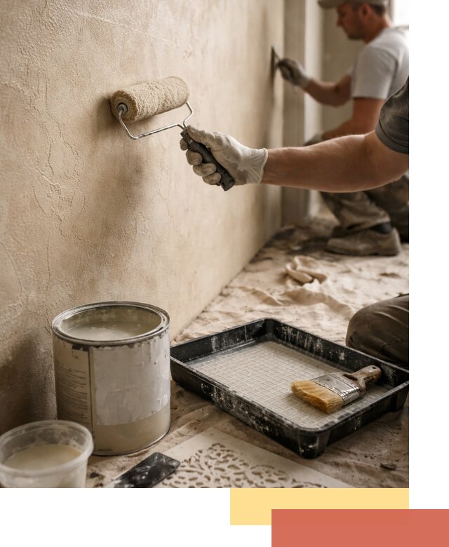 Лессирующая краска для декоративной отделки в Старой Руссе