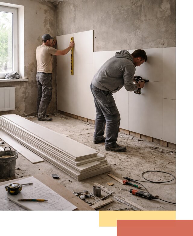 Монтаж ПВХ панелей на стены в Старой Руссе качественно и быстро