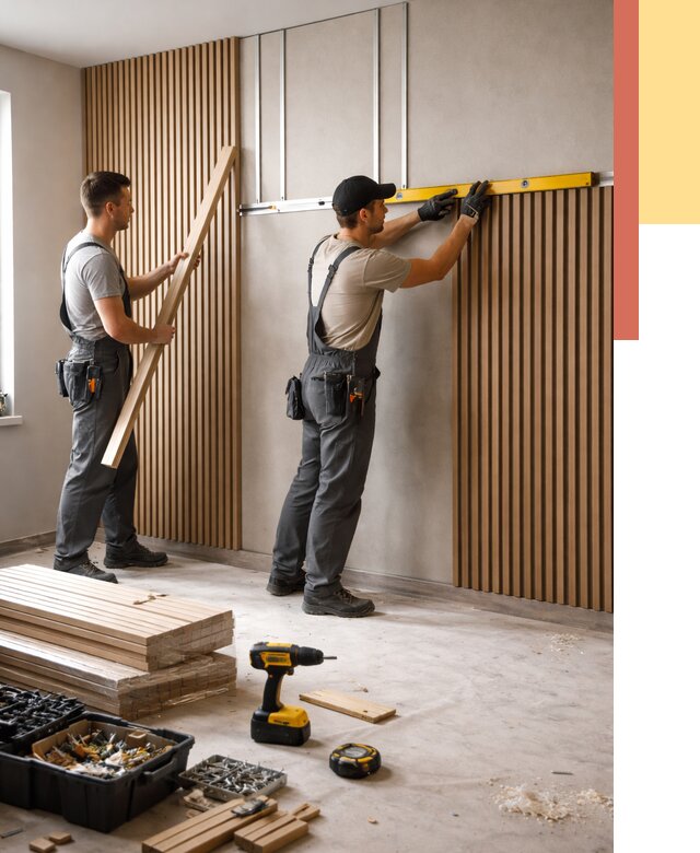 Монтаж реечных панелей на стены в Старой Руссе от 1223 руб. — быстро и недорого | ОТДЕЛОЧНИК-Срс