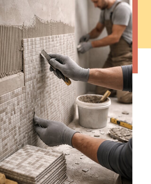 Облицовка стен мозаикой в Старой Руссе от 3261 руб/м2 — укладка мозаики на стены | ОТДЕЛОЧНИК-Срс