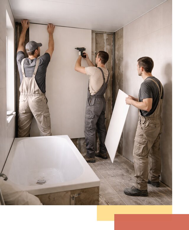 Отделка ванной панели ПВХ профессионально в Старой Руссе