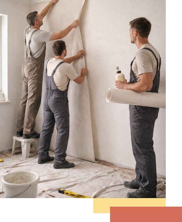 Оклейка стен обоями в Старой Руссе — качественно и профессионально