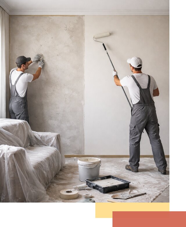 Покраска стен антивандальной краской в Старой Руссе