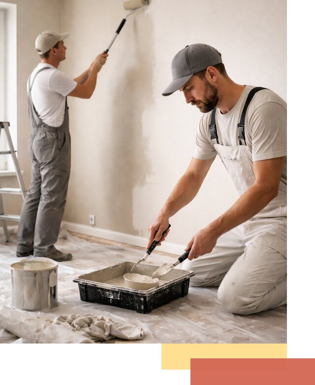 Покраска стен в квартире в Старой Руссе — профессионально и аккуратно