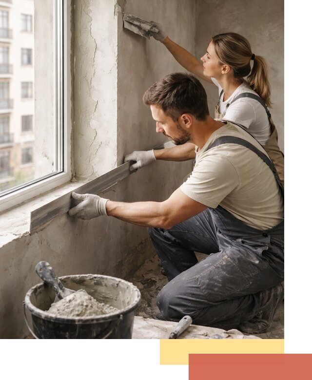 Штукатурка откосов дверей и окон профессионально в Старой Руссе