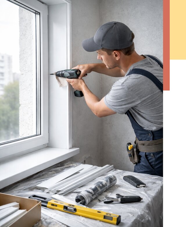 Установка пластиковых откосов в Старой Руссе от 2293 руб. | ОТДЕЛОЧНИК-Срс монтаж, быстро и недорого