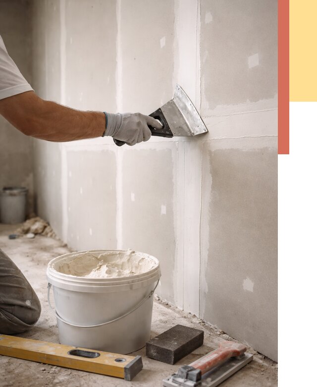 Шпаклевка перегородок из гипсокартона в Старой Руссе от 2548 руб. — услуги ОТДЕЛОЧНИК-Срс