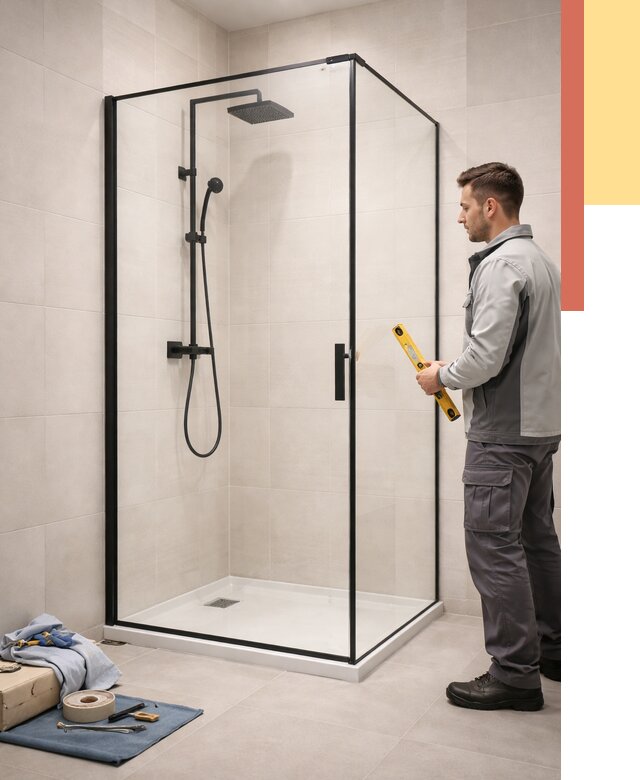 Стеклянные перегородки для душа в Старой Руссе от 12738 руб. | Монтаж под ключ — ОТДЕЛОЧНИК-Срс