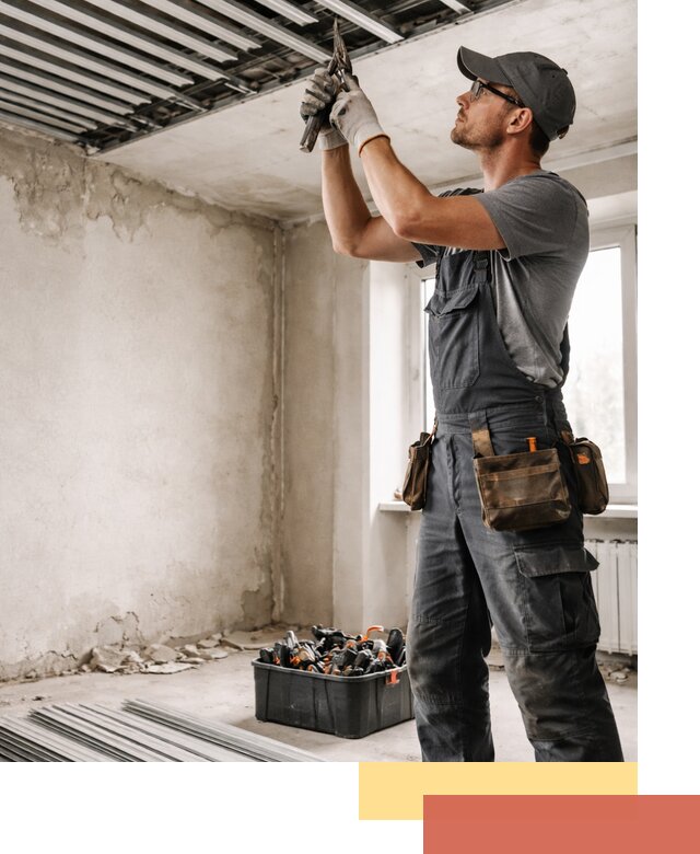 Демонтаж реечного потолка в Старой Руссе быстро и аккуратно