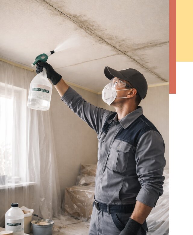 Антисептическая обработка потолка в Старой Руссе от 2548 руб. | ОТДЕЛОЧНИК-Срс