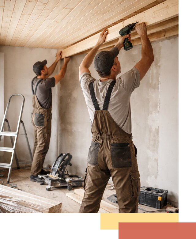 Монтаж потолка из вагонки в Старой Руссе профессионально и аккуратно