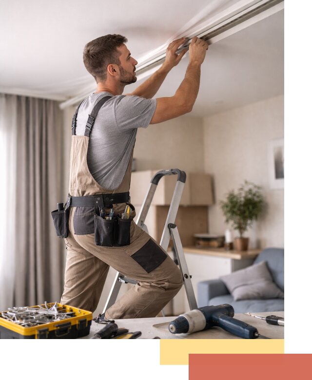 Ремонт натяжных потолков в Старой Руссе — качественно и оперативно