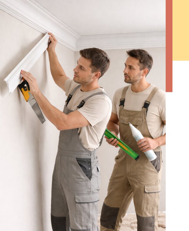 Монтаж потолочного плинтуса в Старой Руссе от 2344 руб. — быстро и недорого | ОТДЕЛОЧНИК-Срс