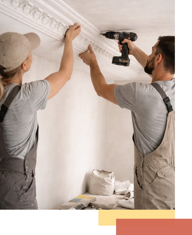 Профессиональный монтаж лепнины на потолок в Старой Руссе