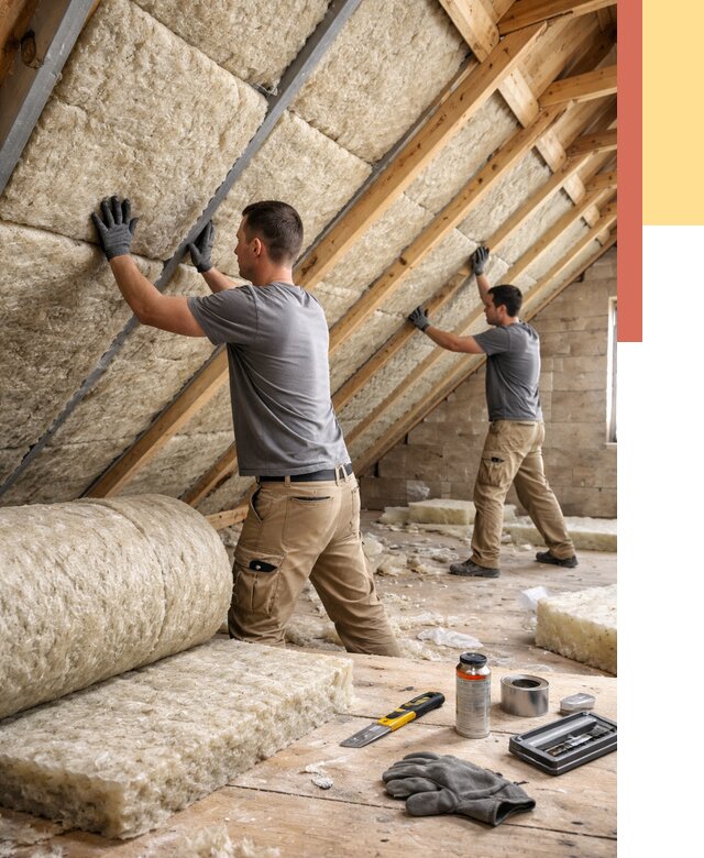 Утепление потолка минватой в Старой Руссе от 1478 руб. — быстро и недорого | ОТДЕЛОЧНИК-Срс