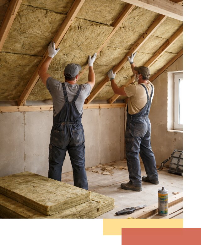 Утепление потолка минеральной ватой в Старой Руссе