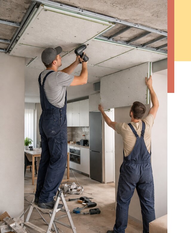 Шумоизоляция потолка панелями зипс в Старой Руссе от 1885 руб. под ключ | ОТДЕЛОЧНИК-Срс